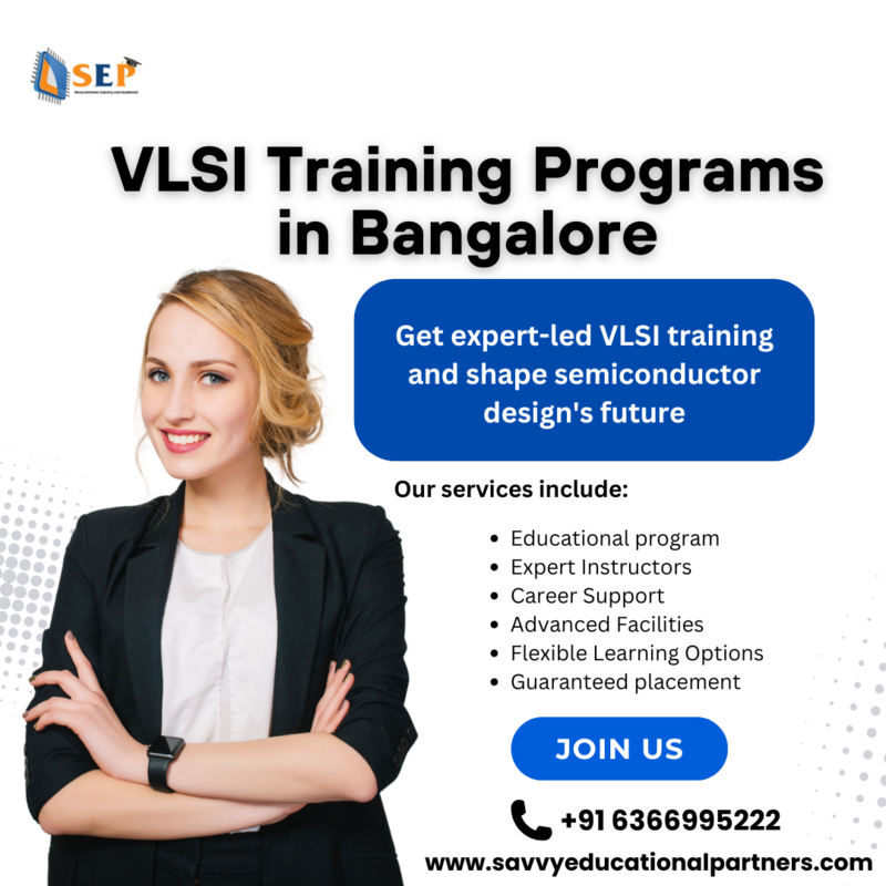  Savvy Educational Partners|VLSI Training Programs in Bangalore