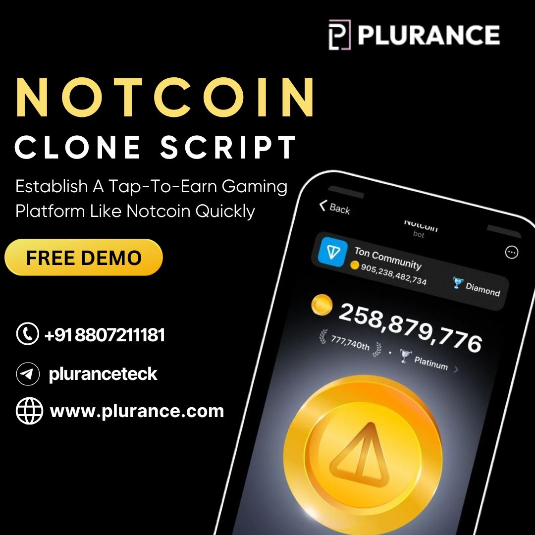  Multiply your profits in T2E gaming venture with notcoin clone script