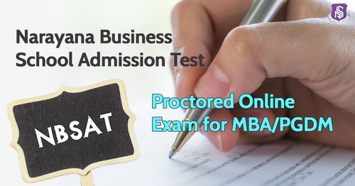  NBSAT: Narayana Business School Admission Test | Proctored Online Exam for MBA/PGDM 