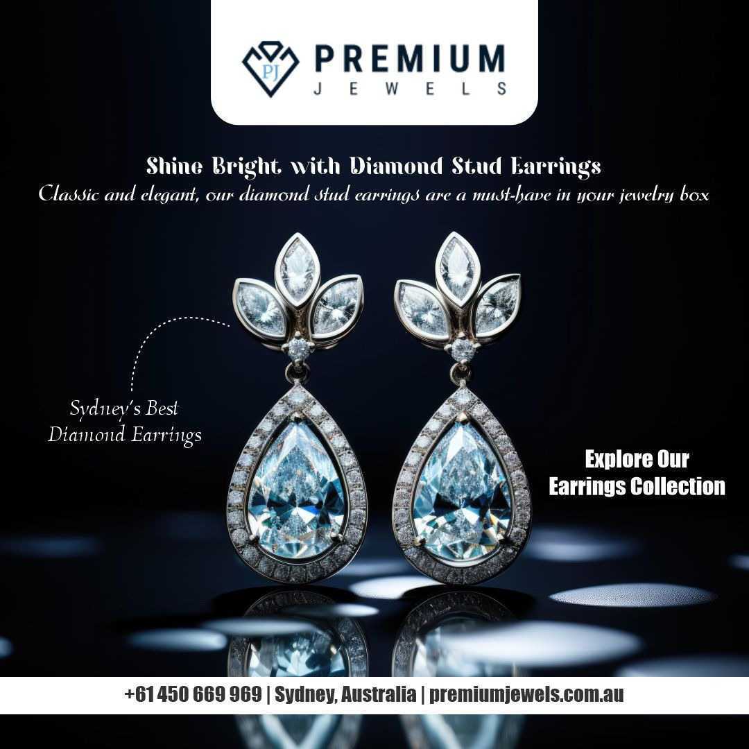  Shop Elegant Diamond Stud Earrings Today