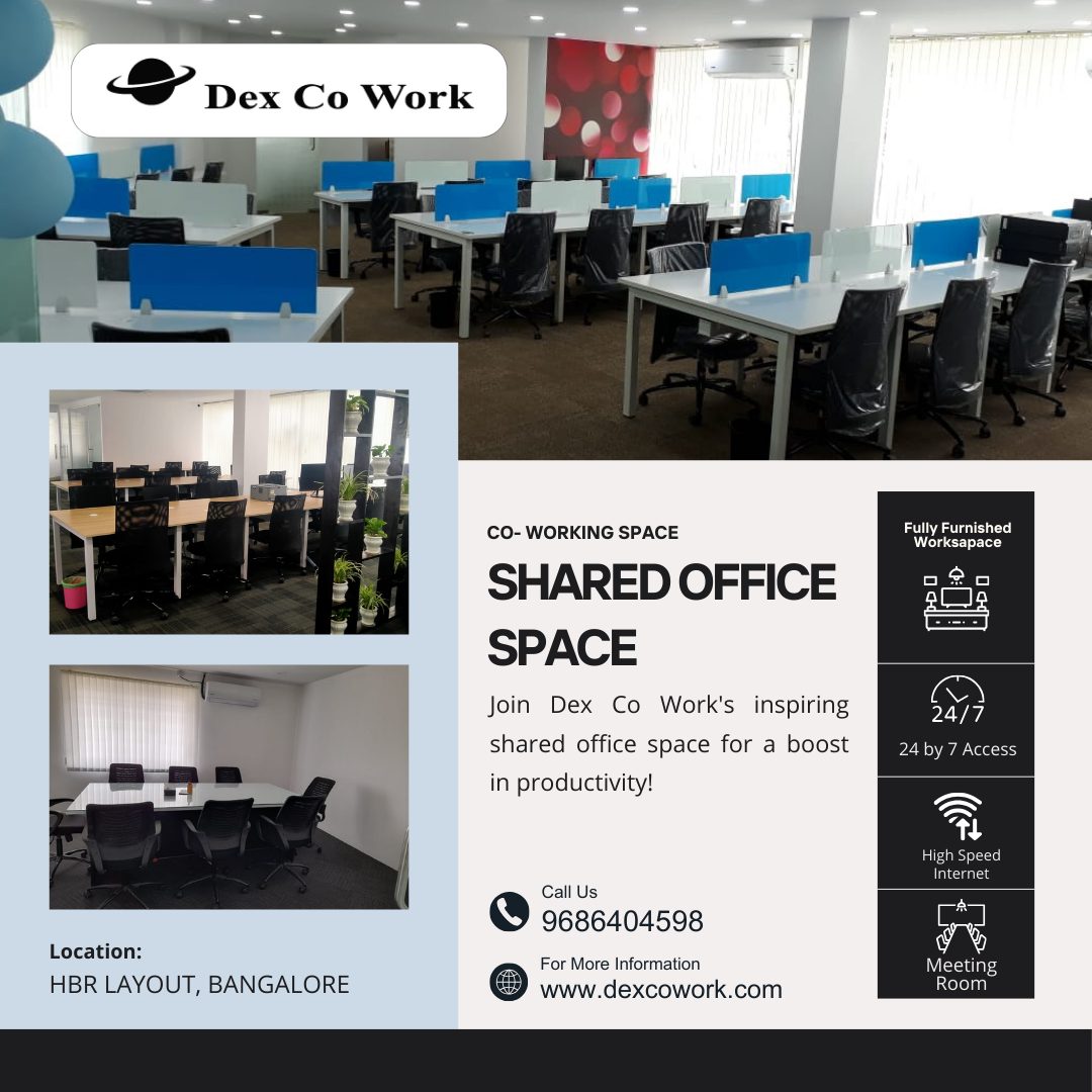  Shared Office Space in Bangalore | Meeting Rooms For Rent in Bangalore