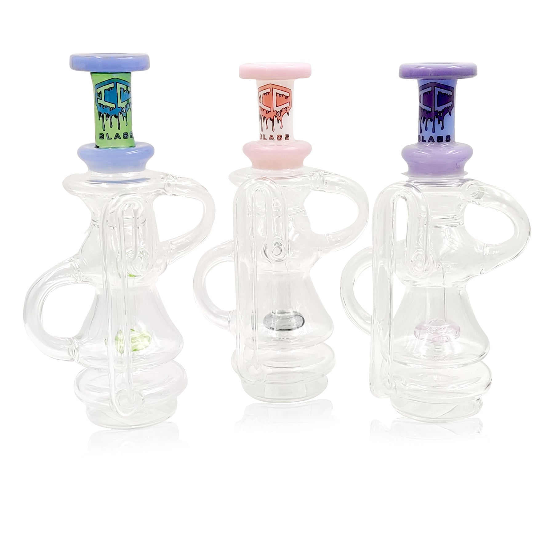  Experience Ultimate Purity with the IC Glass Puffco Attachment Recycler!