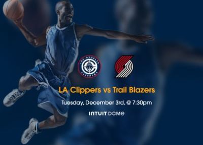  LA Clippers vs Trail Blazers Free Tickets 2024