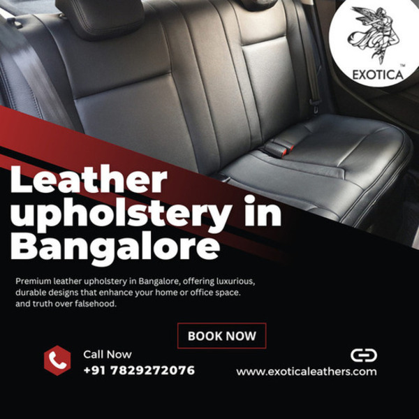  Leather upholstery in Bangalore