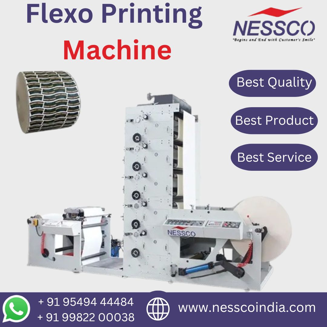  Nessco Reliable Flexo Printing Machine in Japan