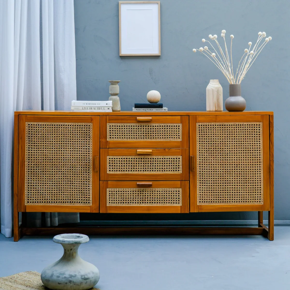  Teak Wood Cabinet & Sideboard: Perfect Balance of Form and Function.