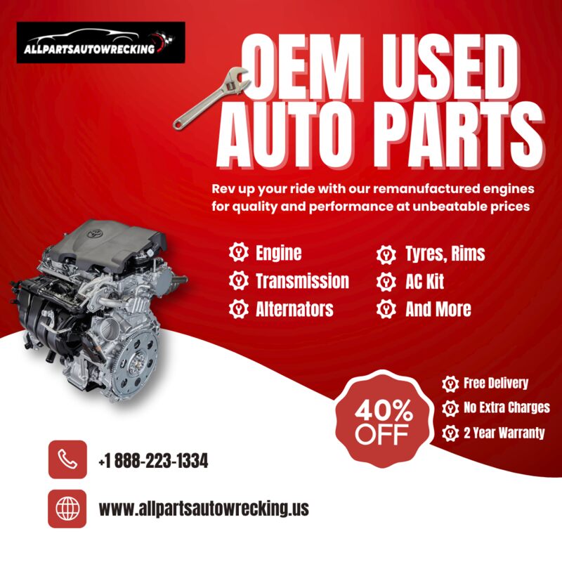  Used, Rebuilt, Remanufactured Auto Parts for Sale in Dallas