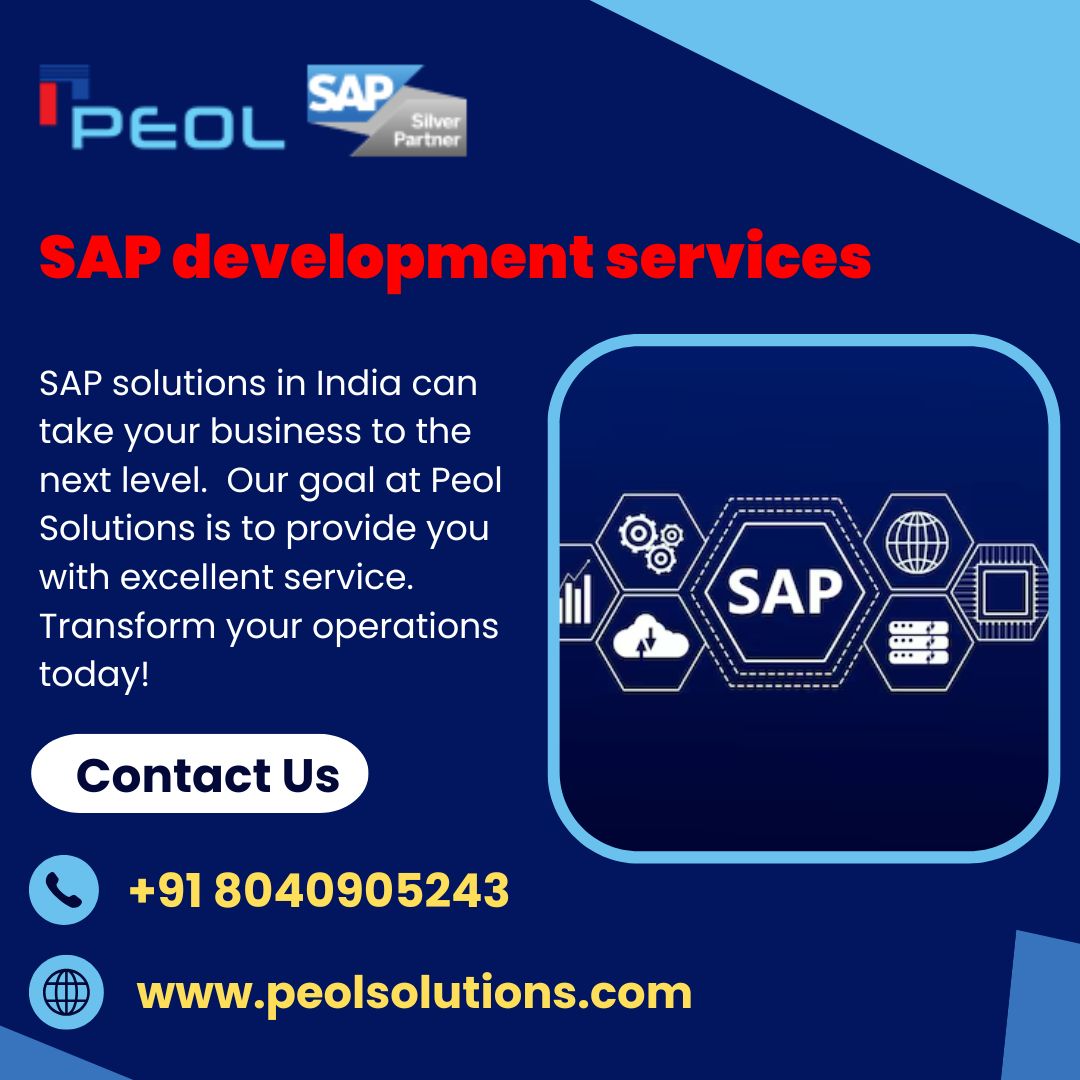  SAP development services in India