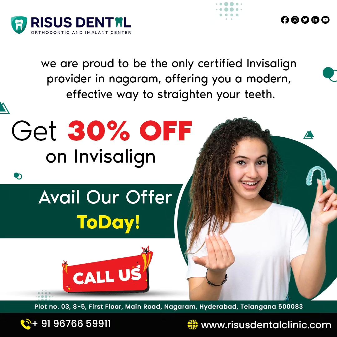  Invisalign Experts Near AS Rao Nagar  RISUS Dental Clinic