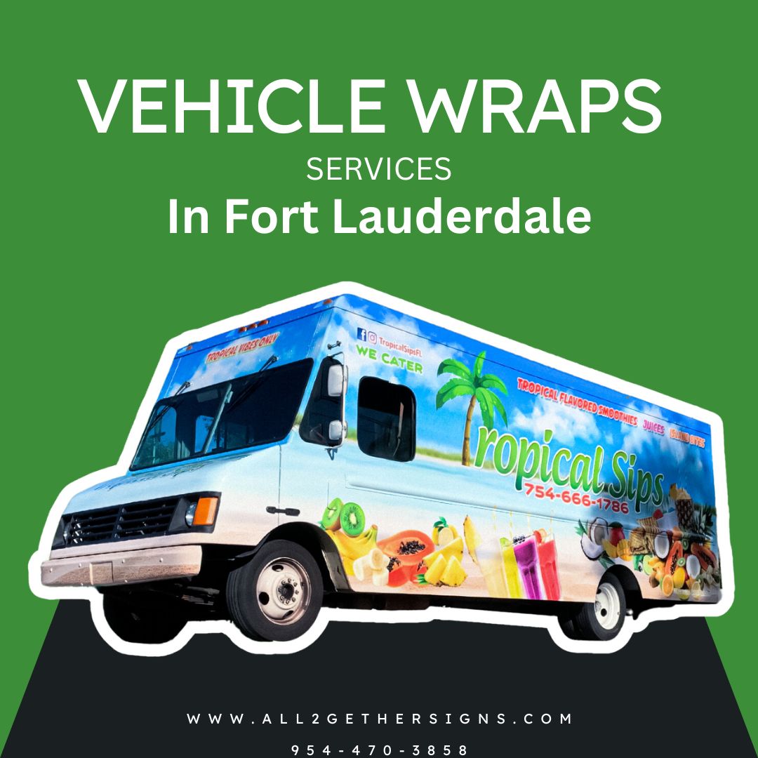  Custom Vehicle Wraps in Fort Lauderdale – Drive Your Business Forward!