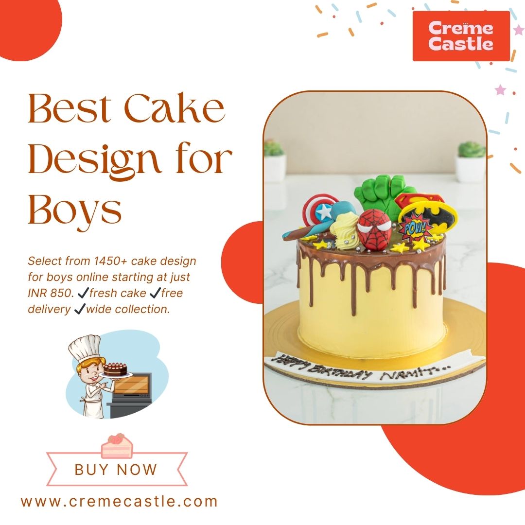  Best Cake Design for Boys – Creme Castle