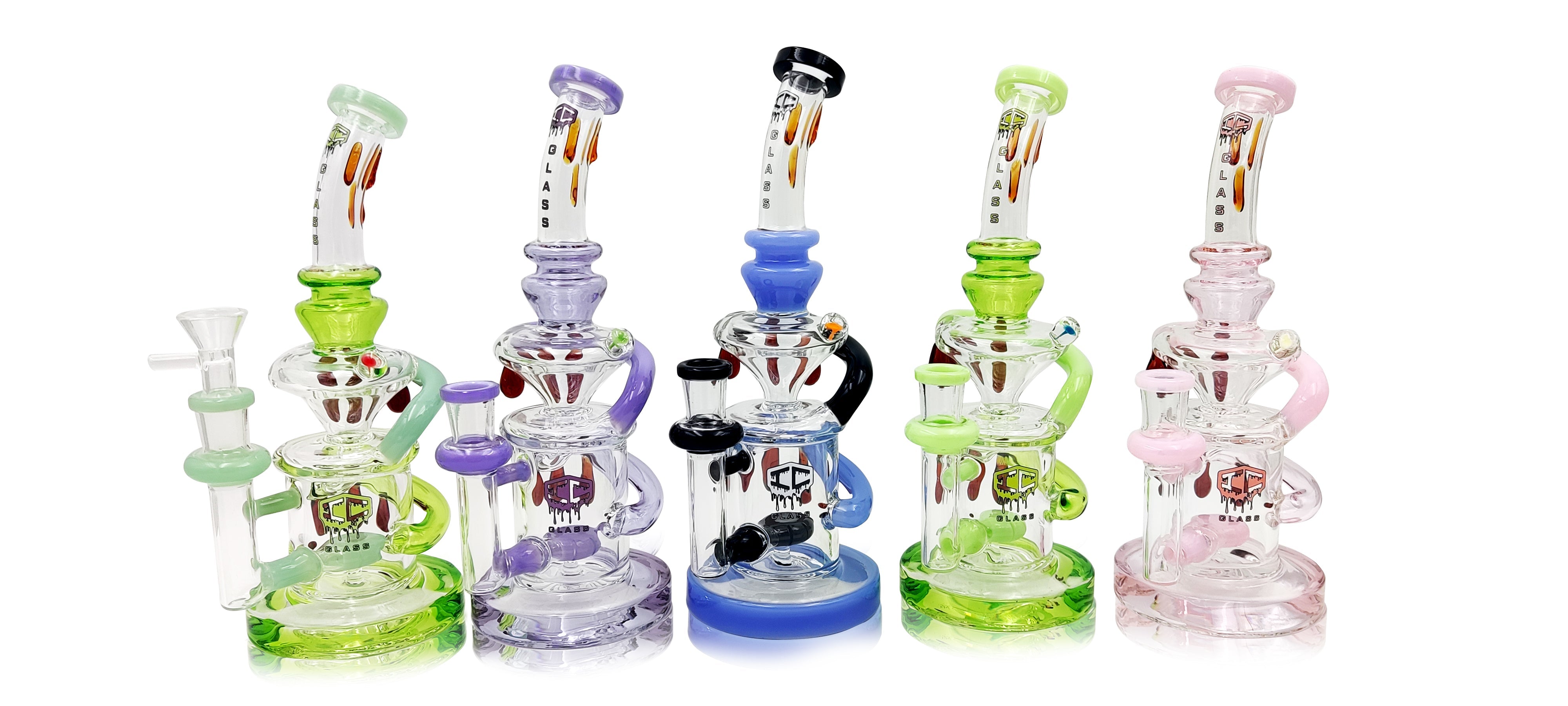  Sweet Sips: Honey Drip Recycler with Mushroom Sphere!