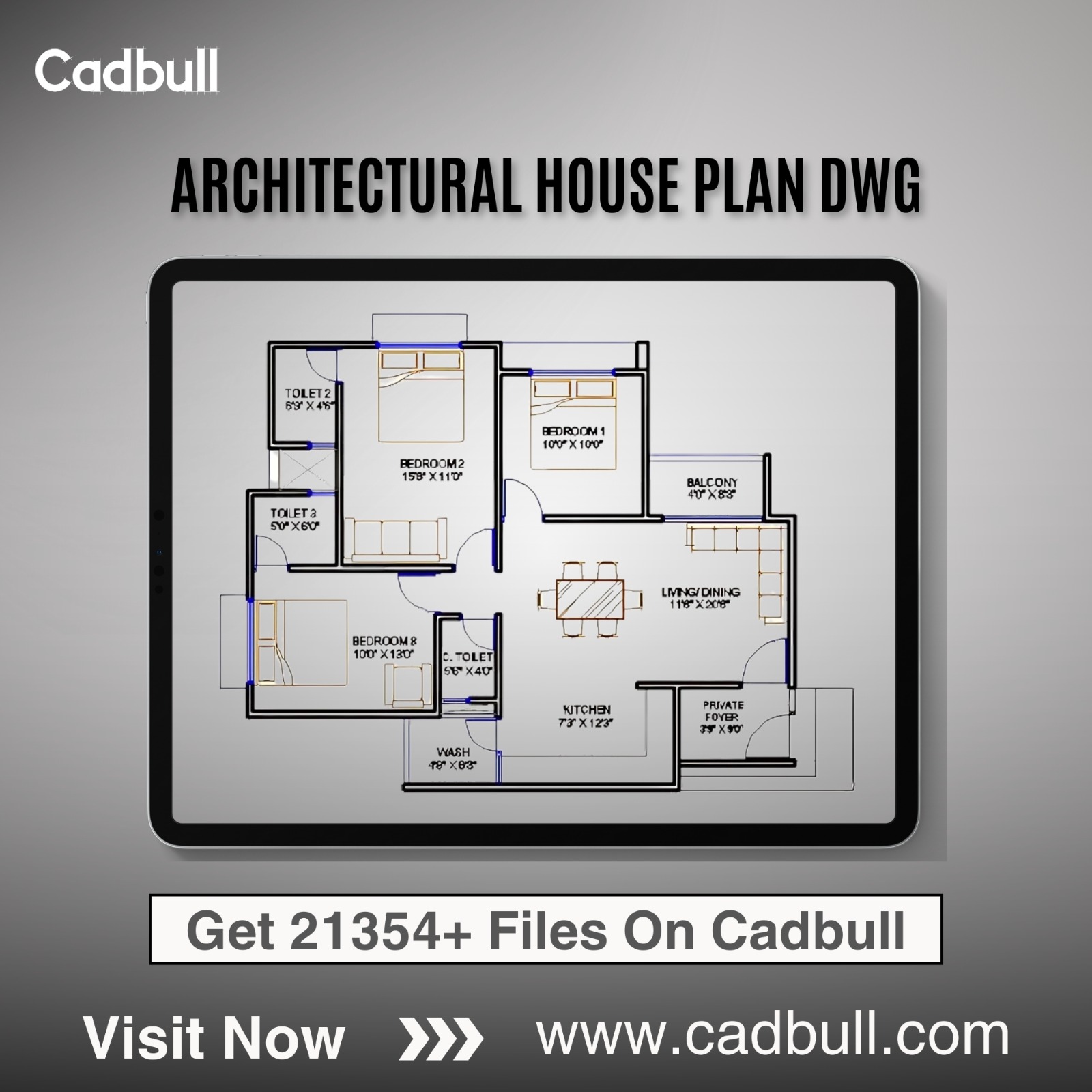  Download Free 3D House Plans & Engineering CAD Models