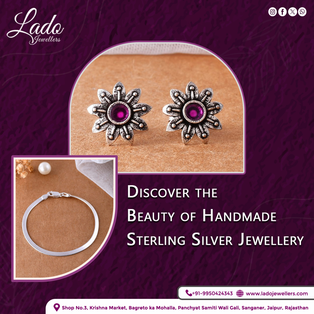  Buy Designer Handmade Silver Jewellery Online For Women