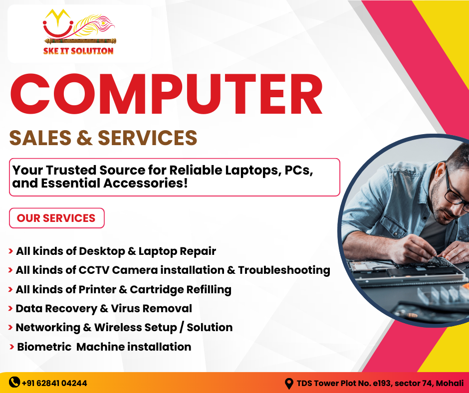  Computer on Rent in Mohali | SKE IT Solution