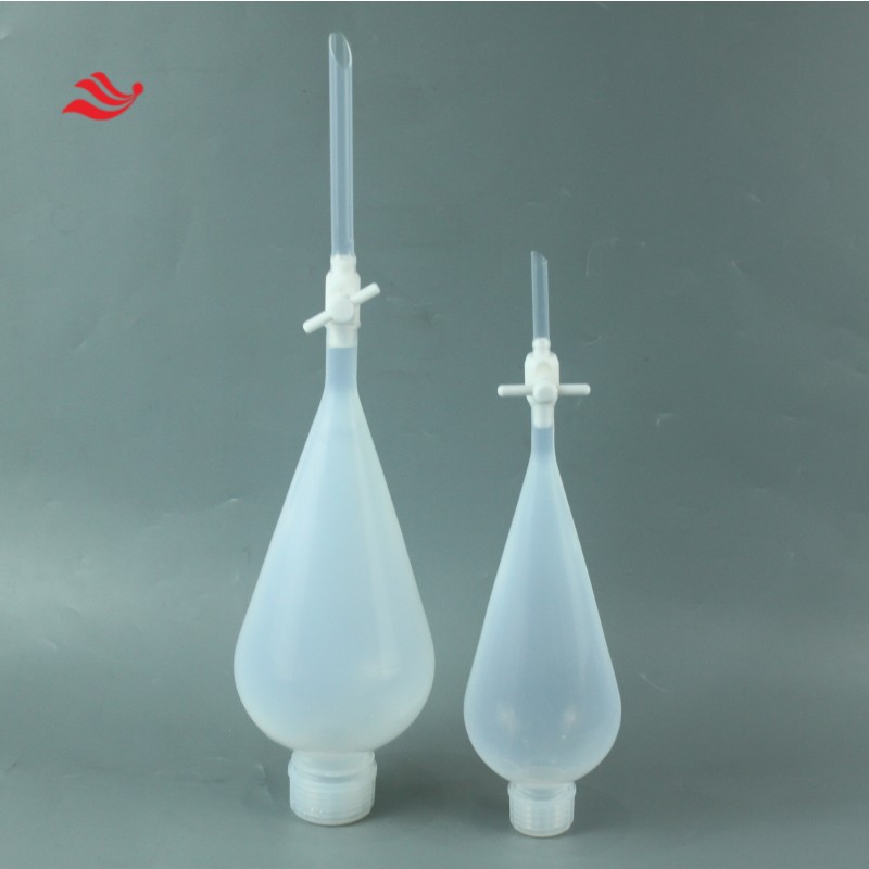  High Purity Corrosion Resistance PFA 500ml Separatory Funnel can replace glass