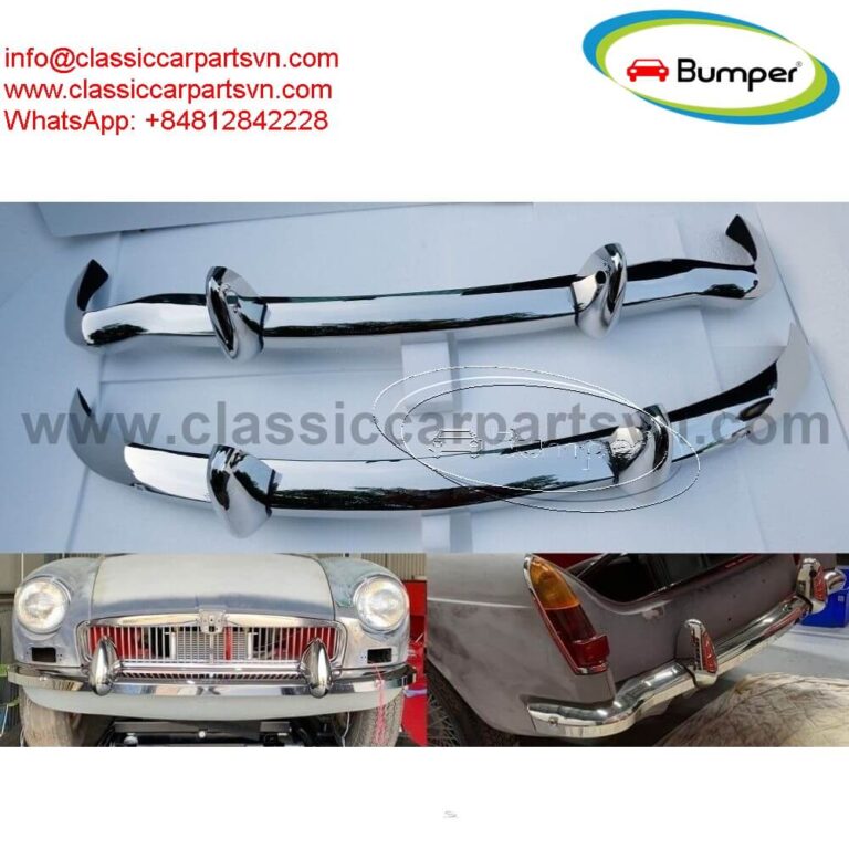  MGB bumpers without rubber on over riders