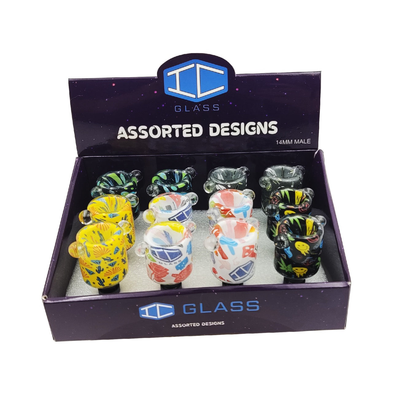  IC GLASS - Assorted Designer Bowl Pieces - Customize Your Setup! 🎨