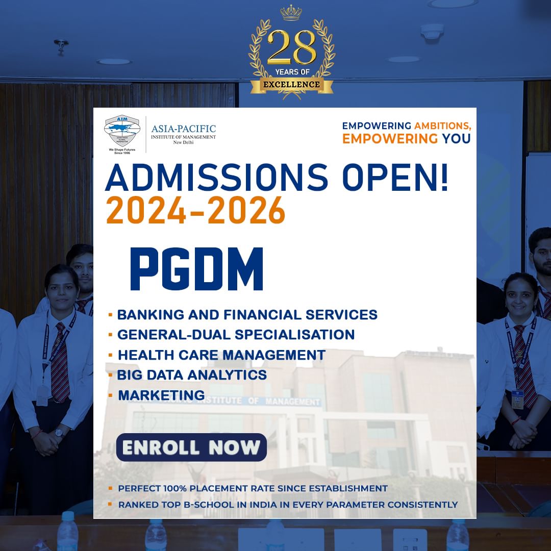  TOP PGDM COLLEGE IN DELHI - AIM