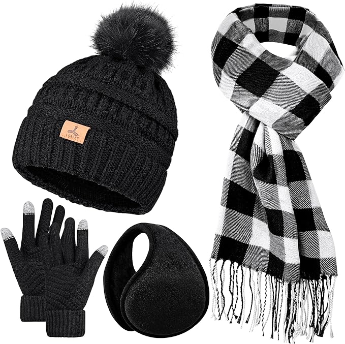  20% OFF Winter Hat Scarf Gloves and Ear Warmer