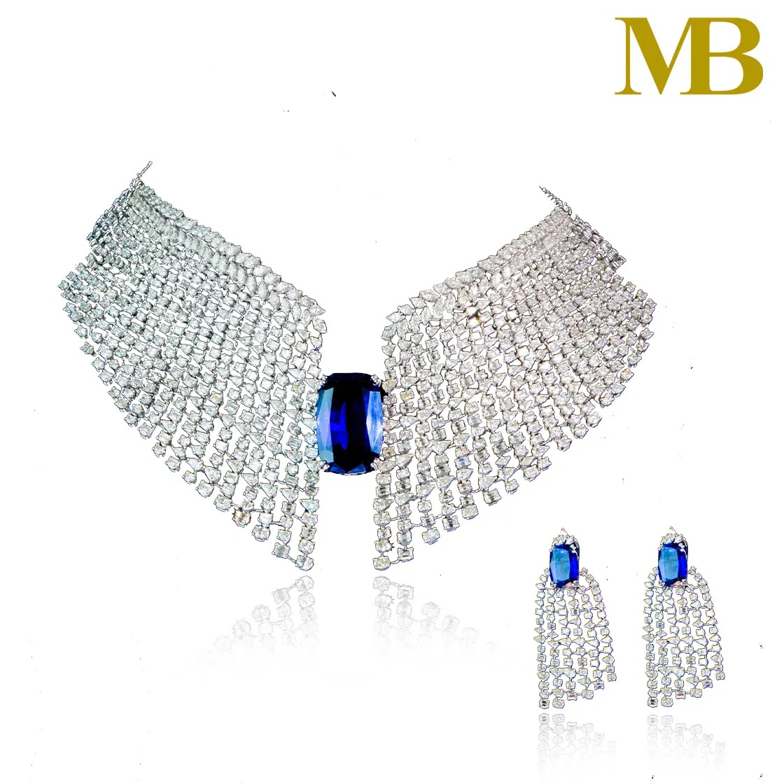  Diamond pendant necklace- MB Jewellers by Jatin Mehra