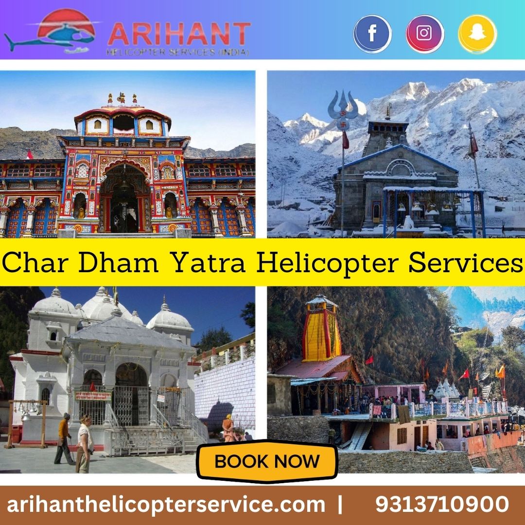  char dham yatra by helicopter