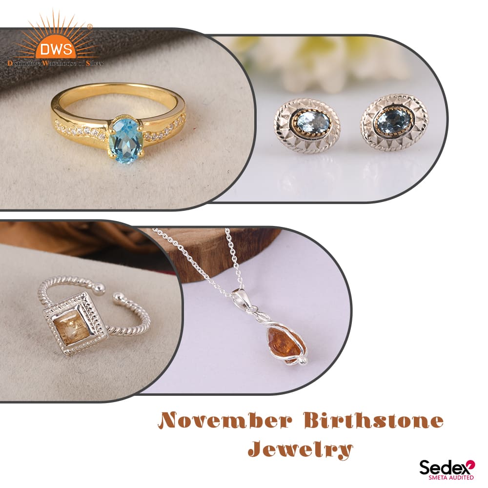  Elevate Your Style with DWS Jewellery's November Birthstone Collection - Shop Online Today!