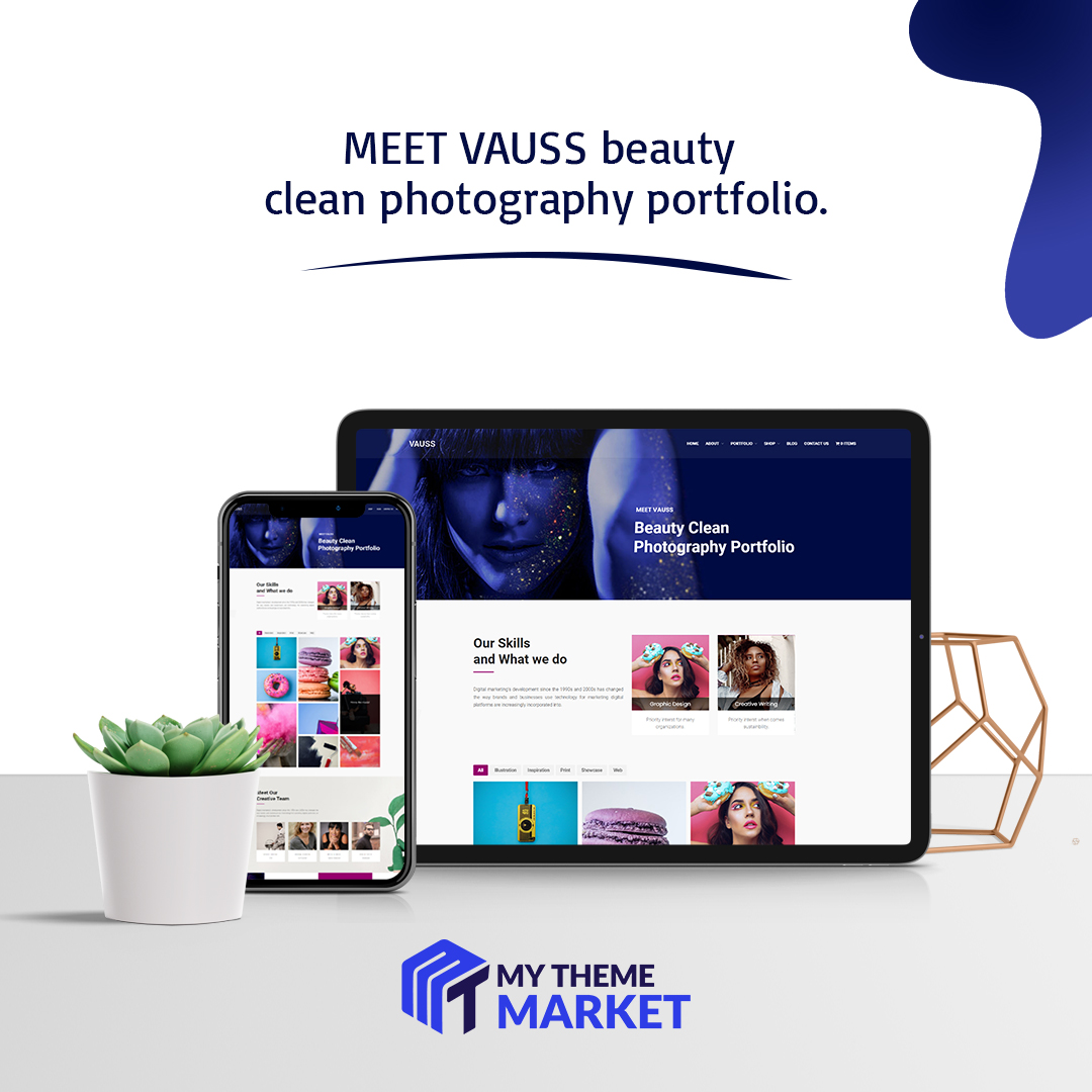  VAUSS – Portfolio and Personal Services WordPress Theme