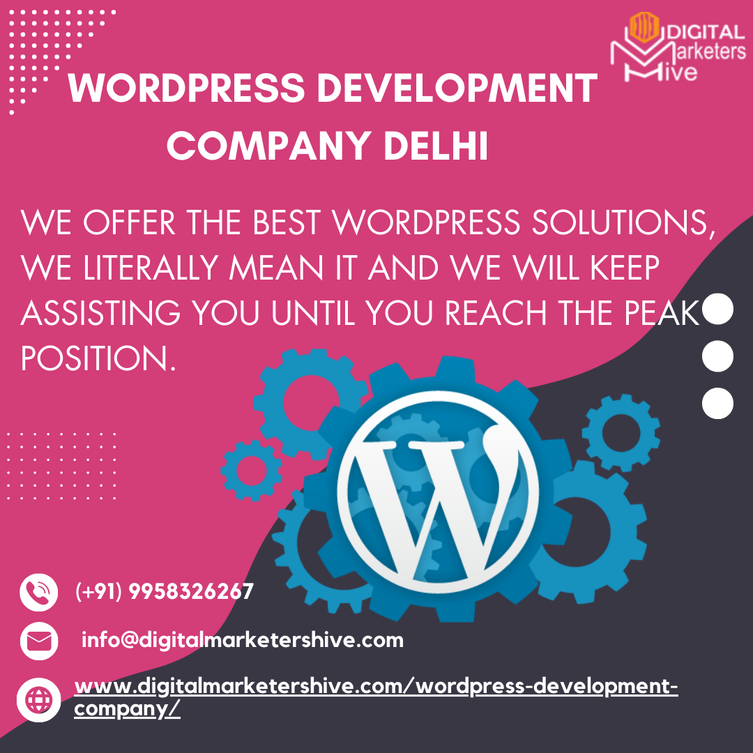  Wordpress Development Company Delhi