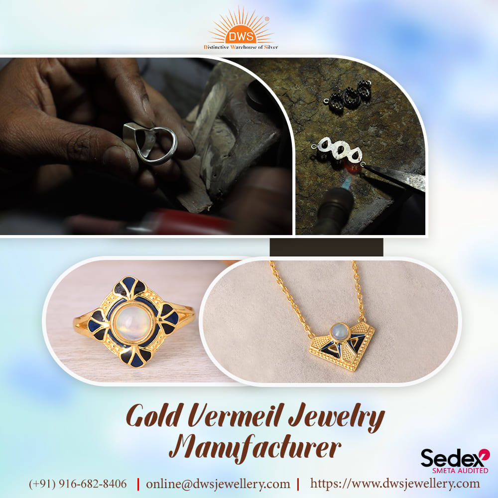  Introducing DWS Jewellery: Your Go-To Gold Vermeil Jewelry Manufacturer in Jaipur, India!