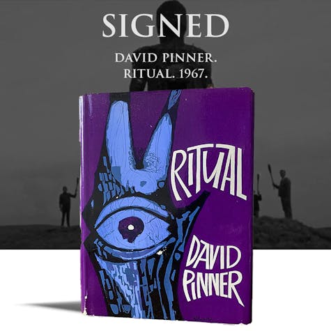  RITUAL | 1967, First edition, Christopher Lee's own copy of the book that was the basis for ' The Wicker Man'. Signed by Lee. By DAVID PINNER