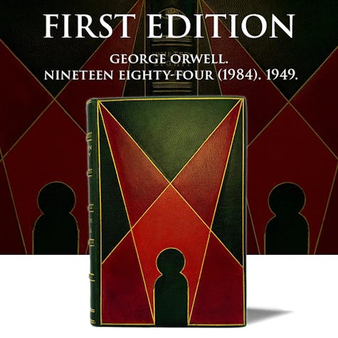  NINETEEN EIGHTY-FOUR (1984) 1949, finely bound first edition, first impression (Royal Green Binding) By GEORGE ORWELL