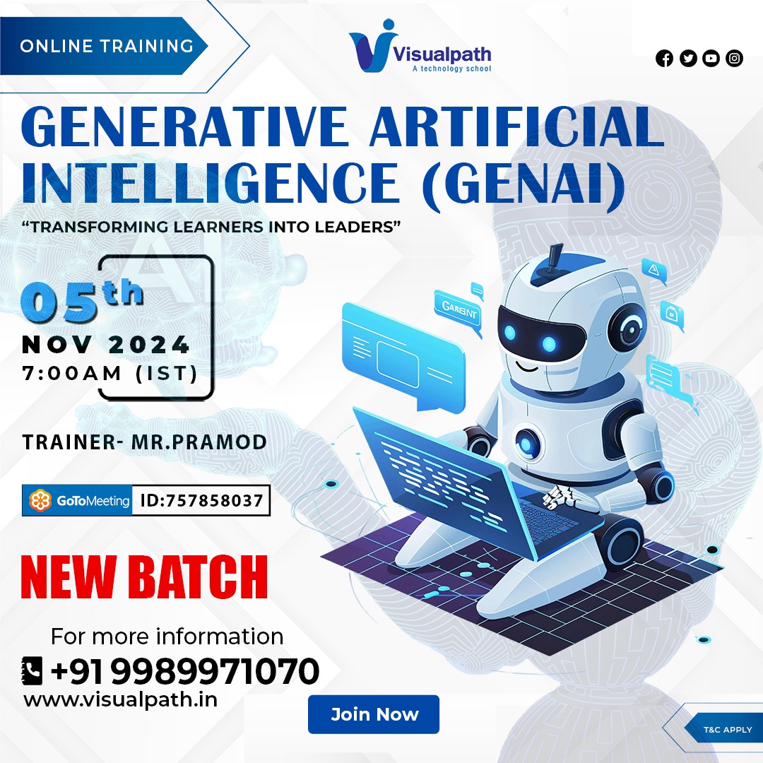  Generative AI (GEN AI) Online Training New Batch