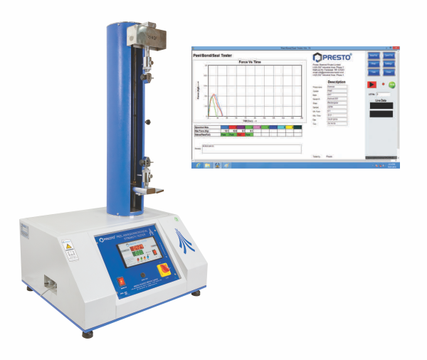  Peel Seal Strength Tester – Presto Instruments