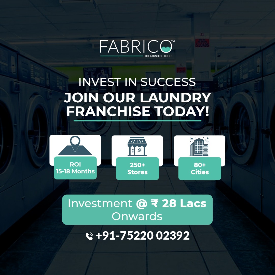  Laundry and Dry Clean Franchise Business in India: Fabrico