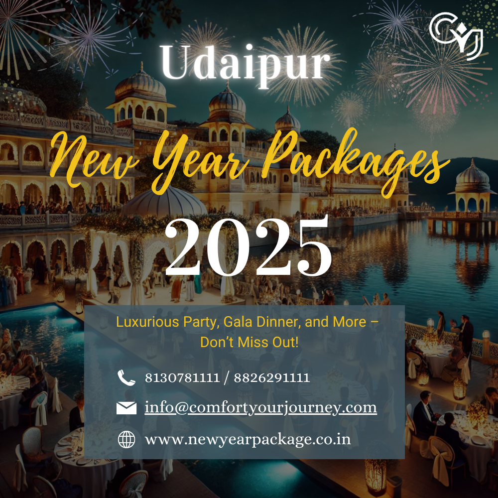  Udaipur New Year Packages 2025 | Book now and enjoy a grand celebration