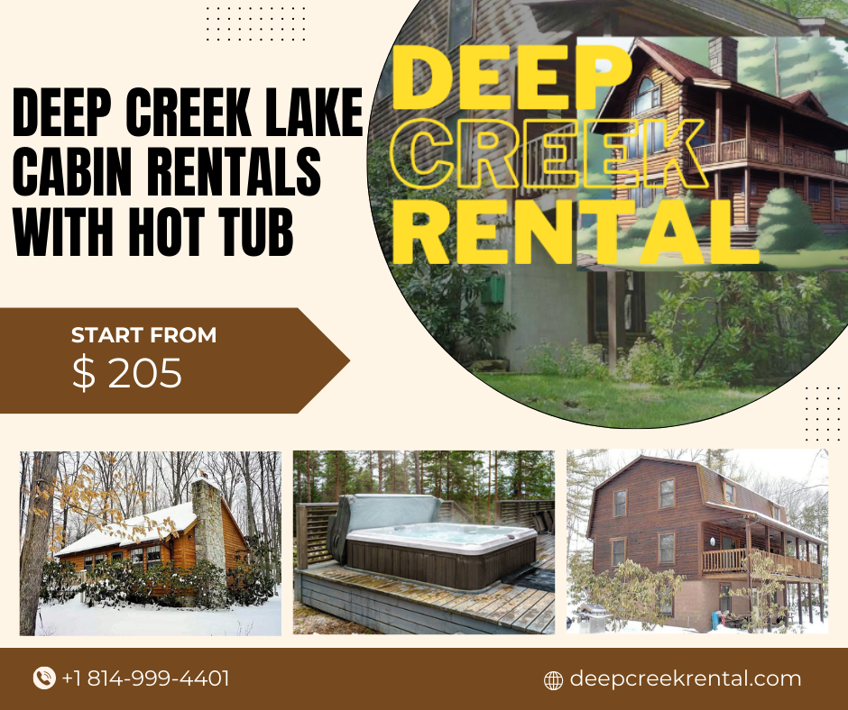  Year-Round Relaxation: Book Rock Haul Cabin at Deep Creek Lake with Hot Tub