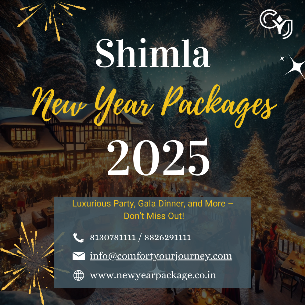  Shimla New Year Packages 2025 | Get the Best Package with CYJ at 8826291111