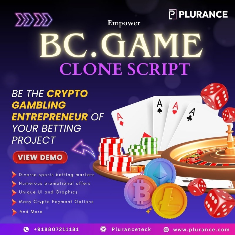  Launch Your Dream Crypto Casino in Days with Plurance's BC.Game Clone script