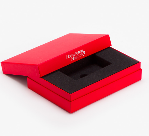  Red-two piece box with insert