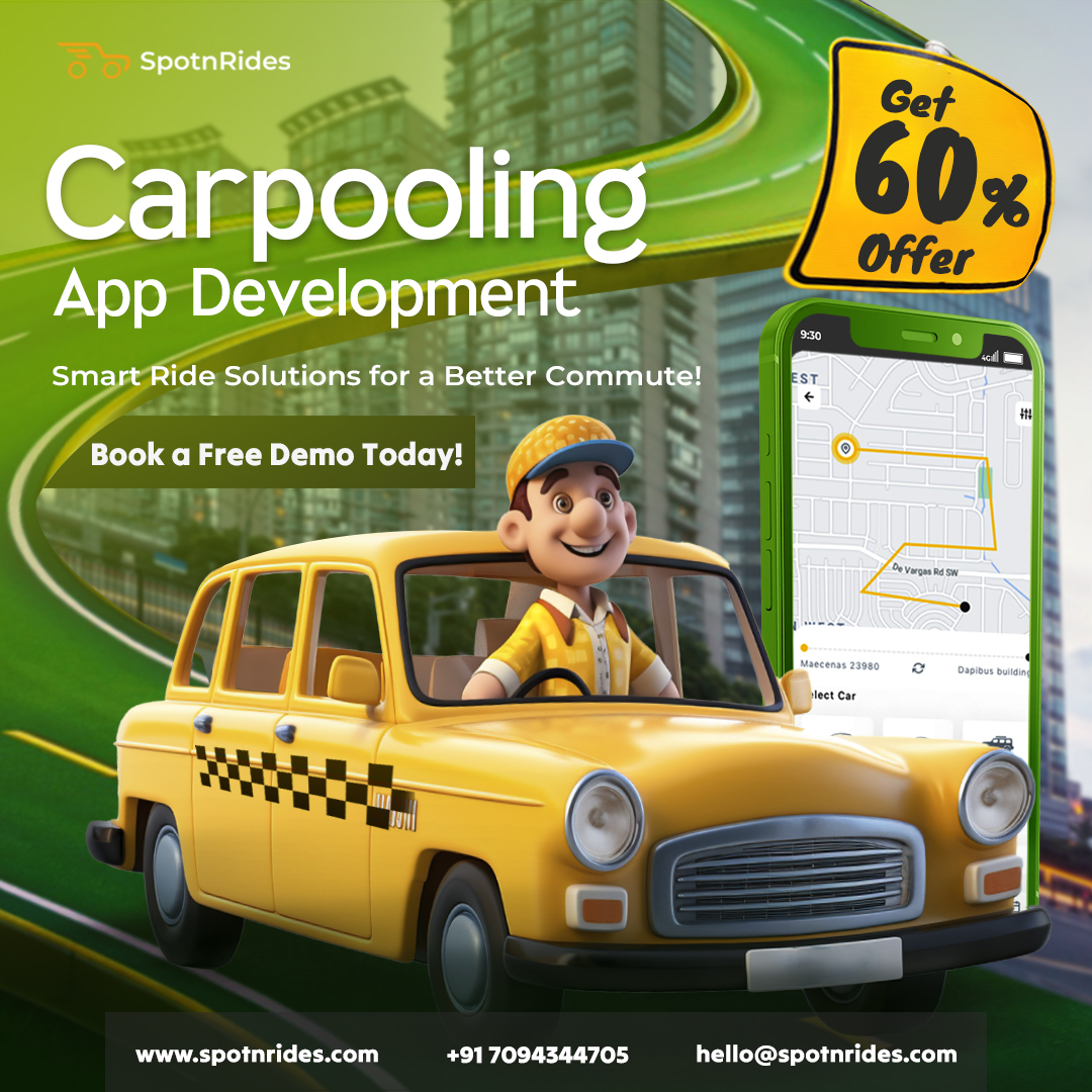  Launch Your Successful Taxi Booking or Carpooling Business with SpotnRides