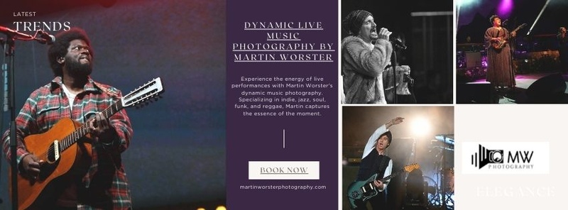  Dynamic Live Music Photography by Martin Worster