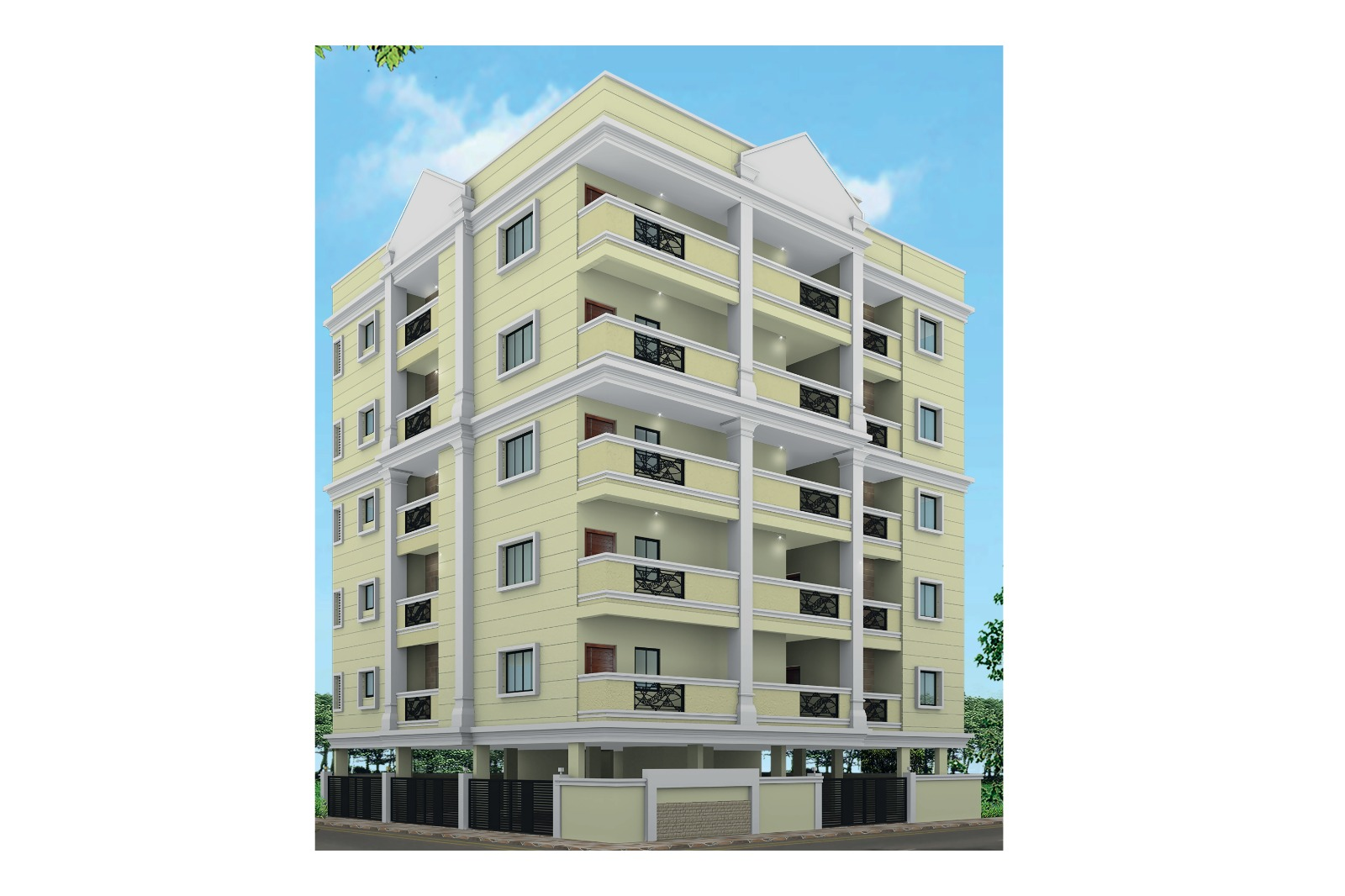  1158 Sq.Ft Flat with 2BHK For Sale in Srikara Green Edge