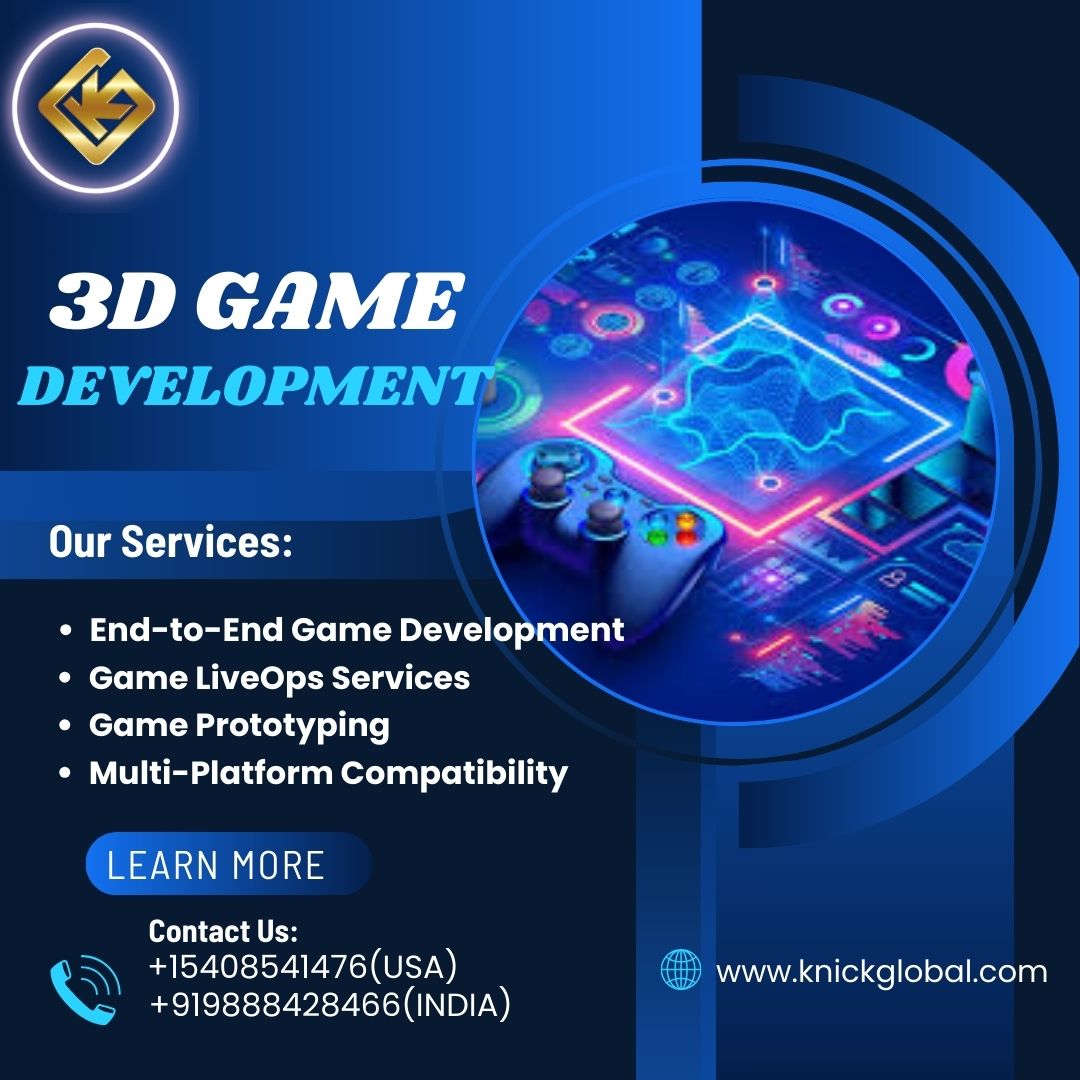  3D Game Development Service | Knick Global