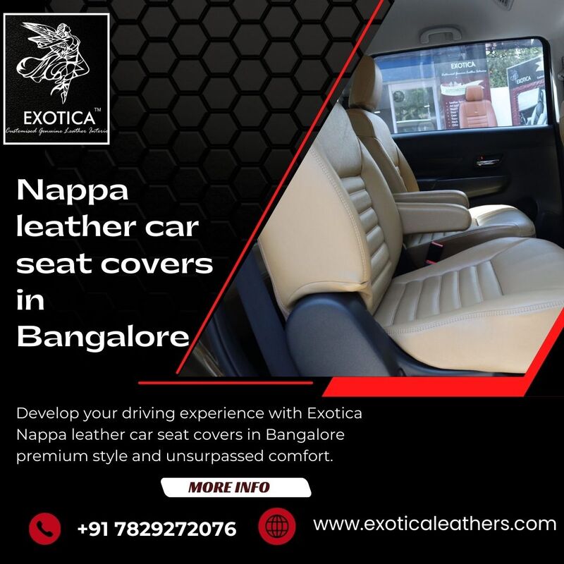  Nappa leather car seat covers in Bangalore