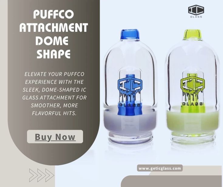  IC Glass - Puffco Attachment Dome Shape