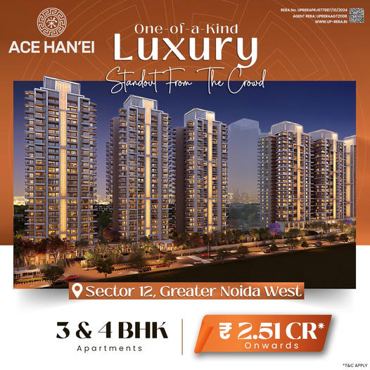  Modern Living Redefined At ACE Hanei,  Noida