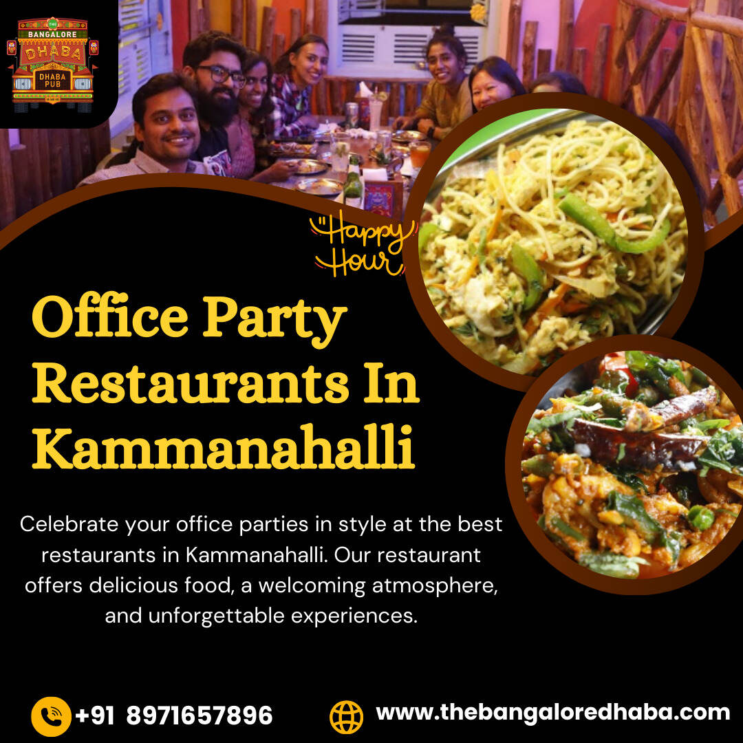  Office Party Restaurants In Kammanahalli