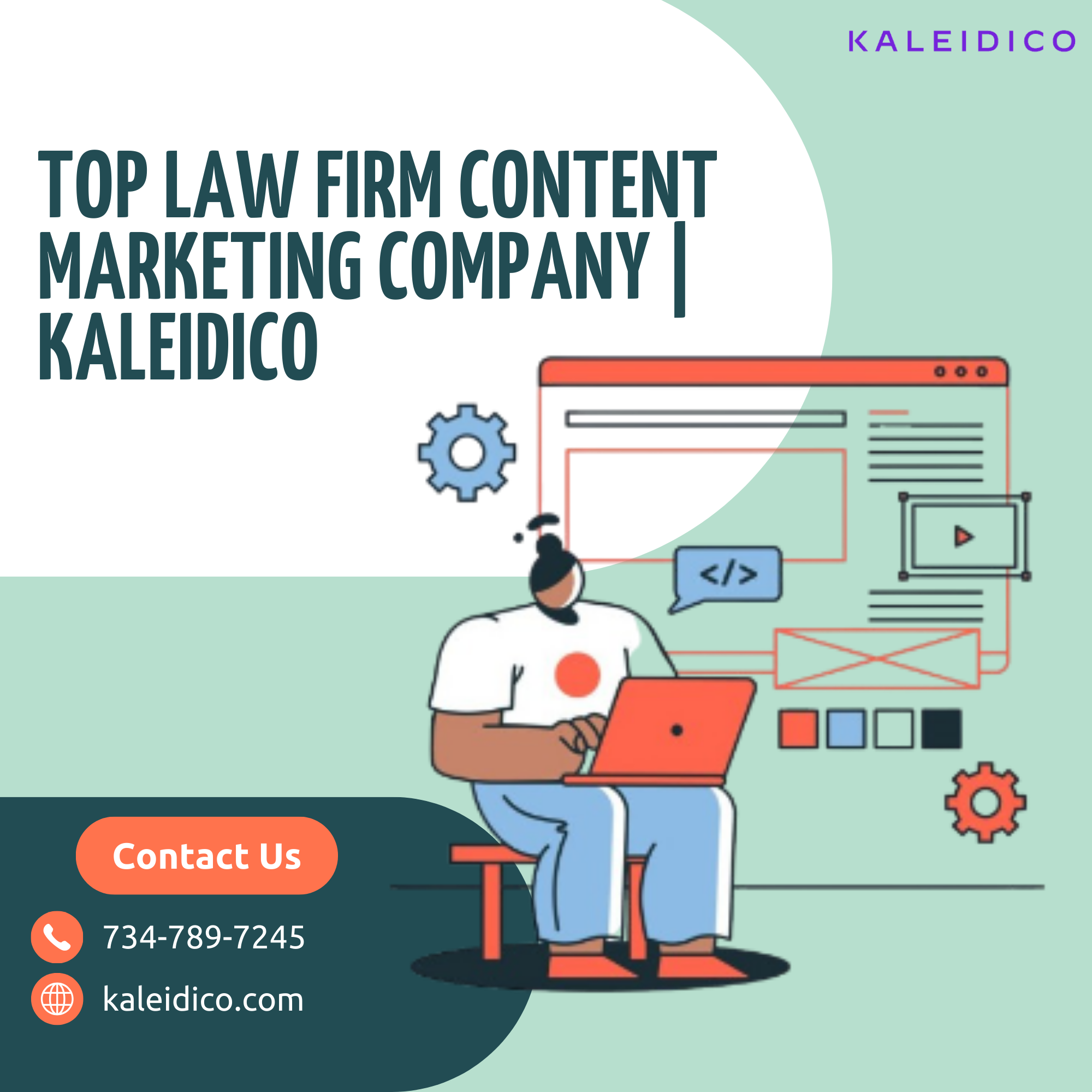  Top Law Firm Content Marketing Company | Kaleidico