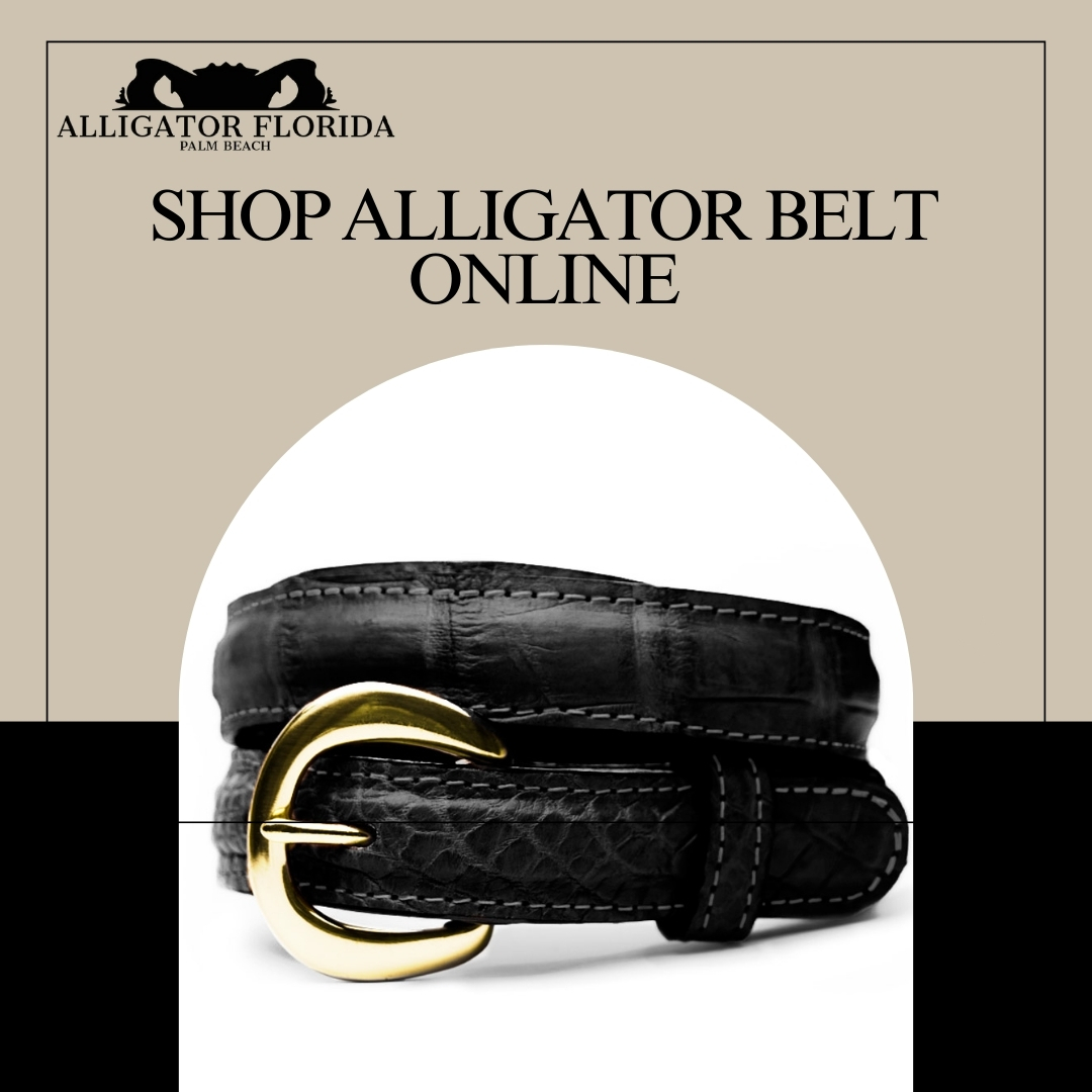  Shop Premium Alligator Belts Online – Stylish and Durable